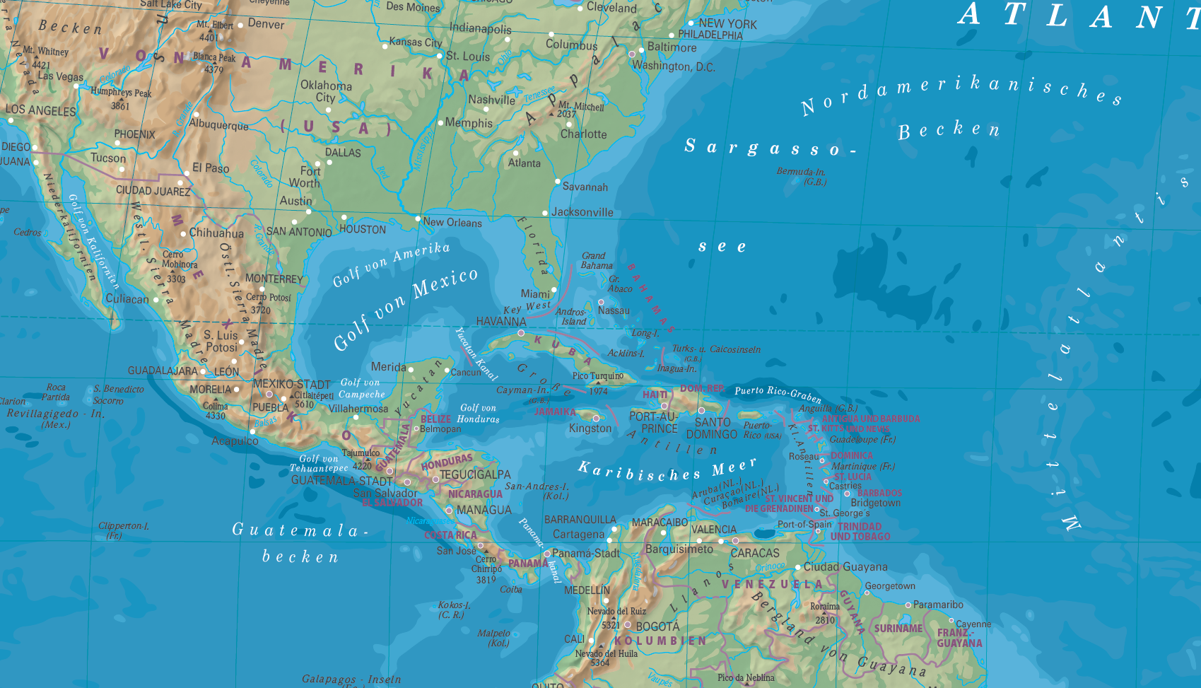 Van der Grinten Physical World Map - Image 4